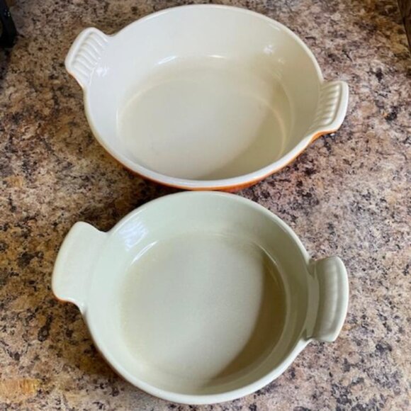 Le Creuset cast iron au gratin dishes - Picture 1 of 4